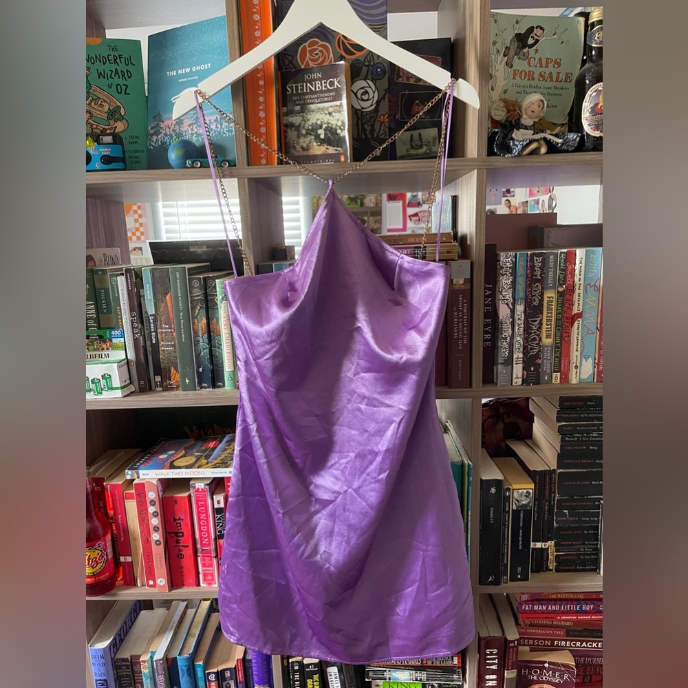Pretty garbage purple dress